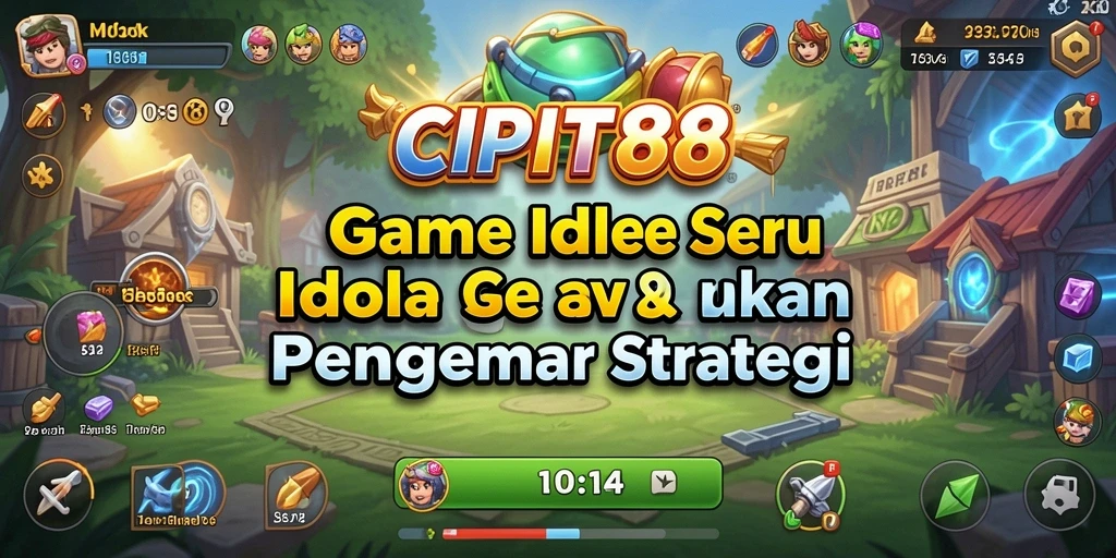 Screenshot utama CIPIT88 menampilkan gameplay Idle yang mendebarkan.