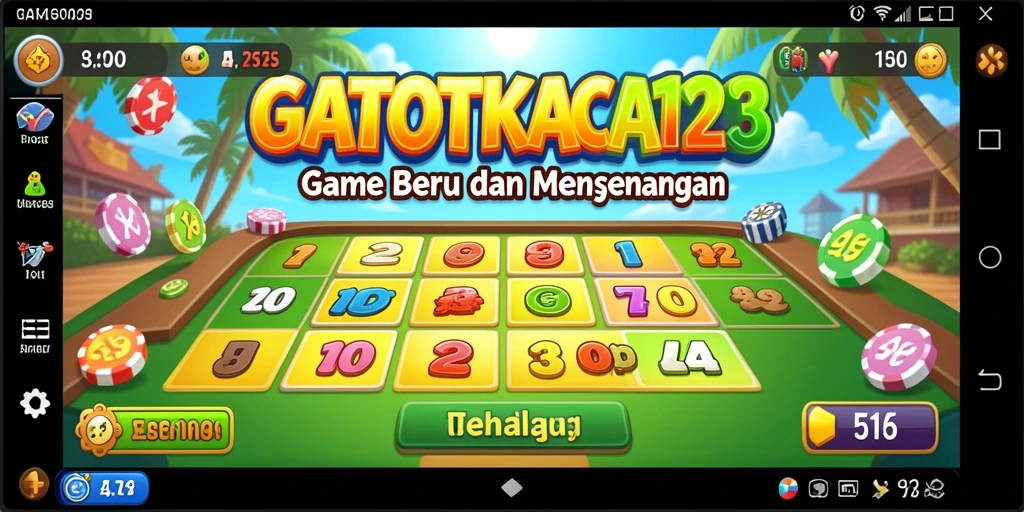Screenshot GATOTKACA123 menampilkan gameplay Bingo yang menarik dan seru.