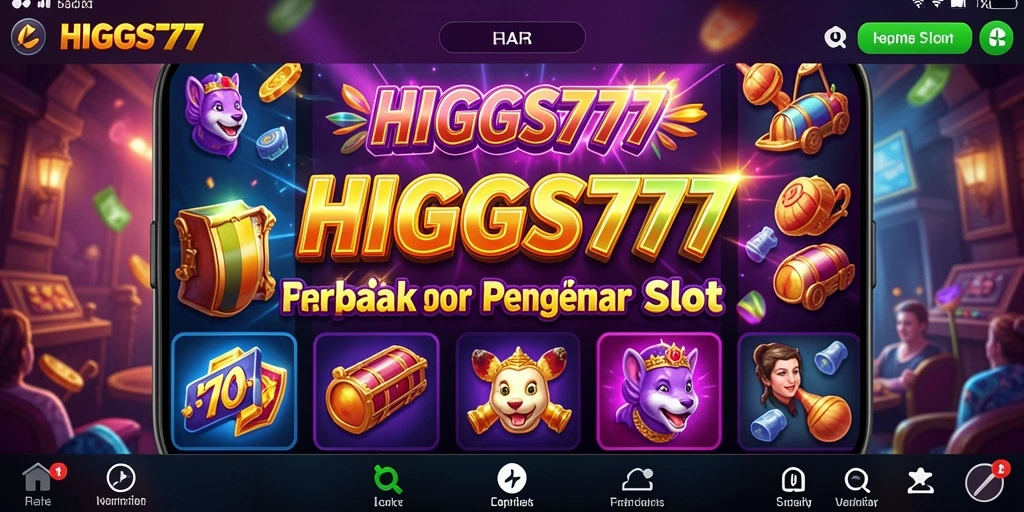 Screenshot gameplay HIGGS777 menampilkan grafis slot yang memukau.