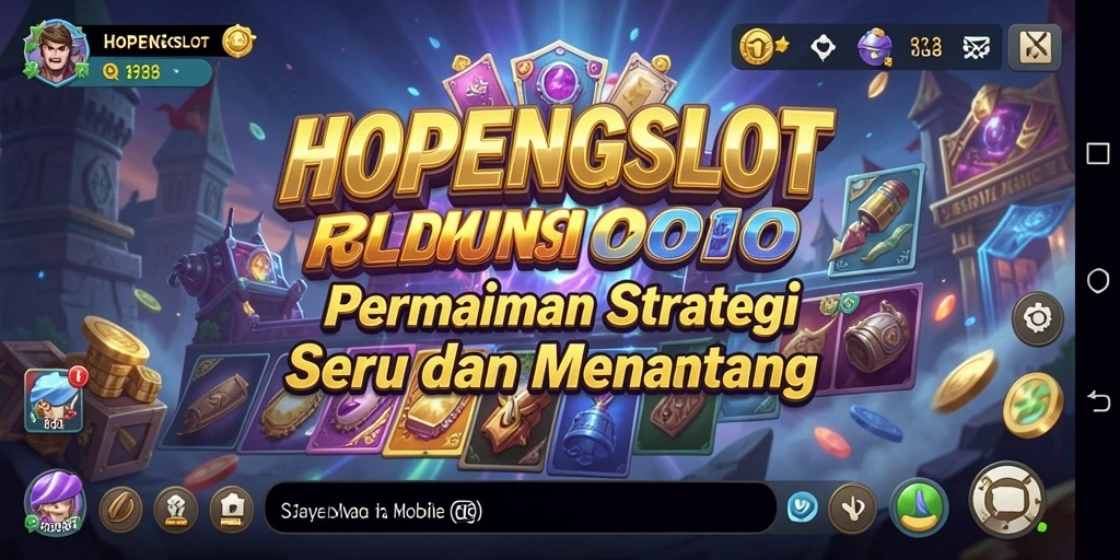 Screenshot gameplay HOPENGSLOT menunjukkan aksi strategi yang intens.