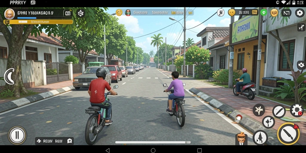 Tampilan gameplay mendebarkan dari PPRRYY yang penuh aksi.
