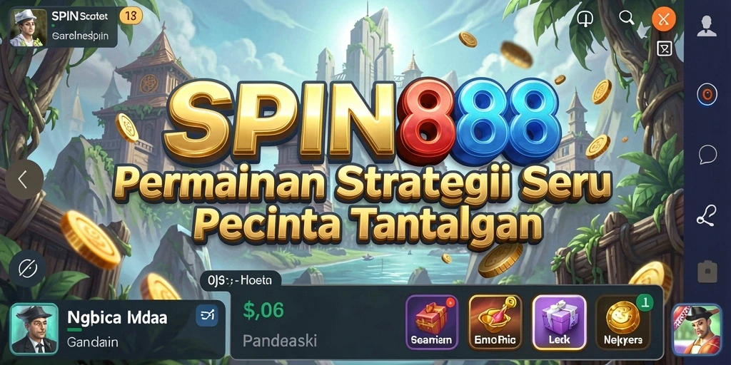 Gameplay SPIN88 menampilkan pertarungan strategi yang mendebarkan.