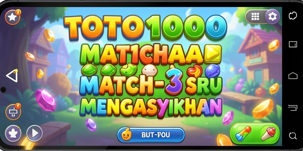 Tampilan gameplay TOTO1000 dengan kombinasi simbol yang memukau.