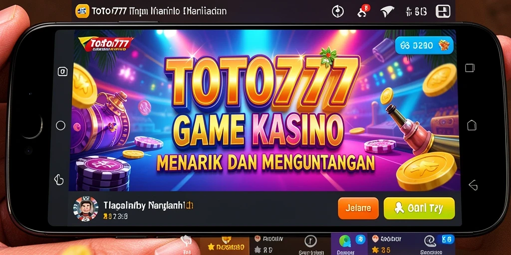 Tampilan menarik dari permainan Kasino TOTO777 dengan fitur interaktif.